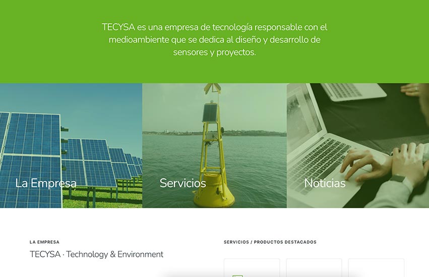 Tecysa Diseño Web