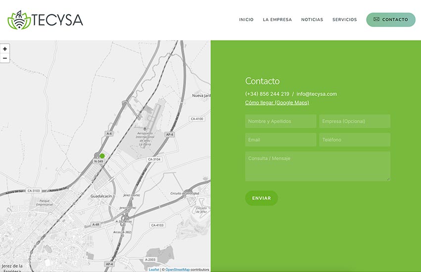 Tecysa Diseño Web