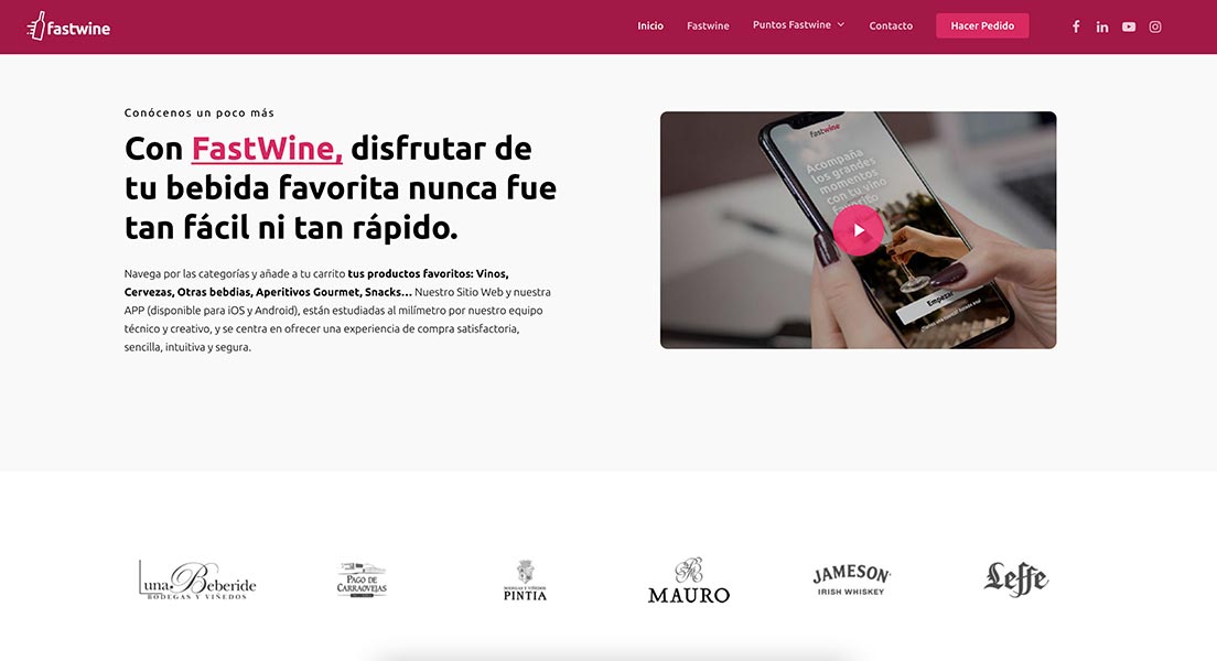 diseño web fastwine