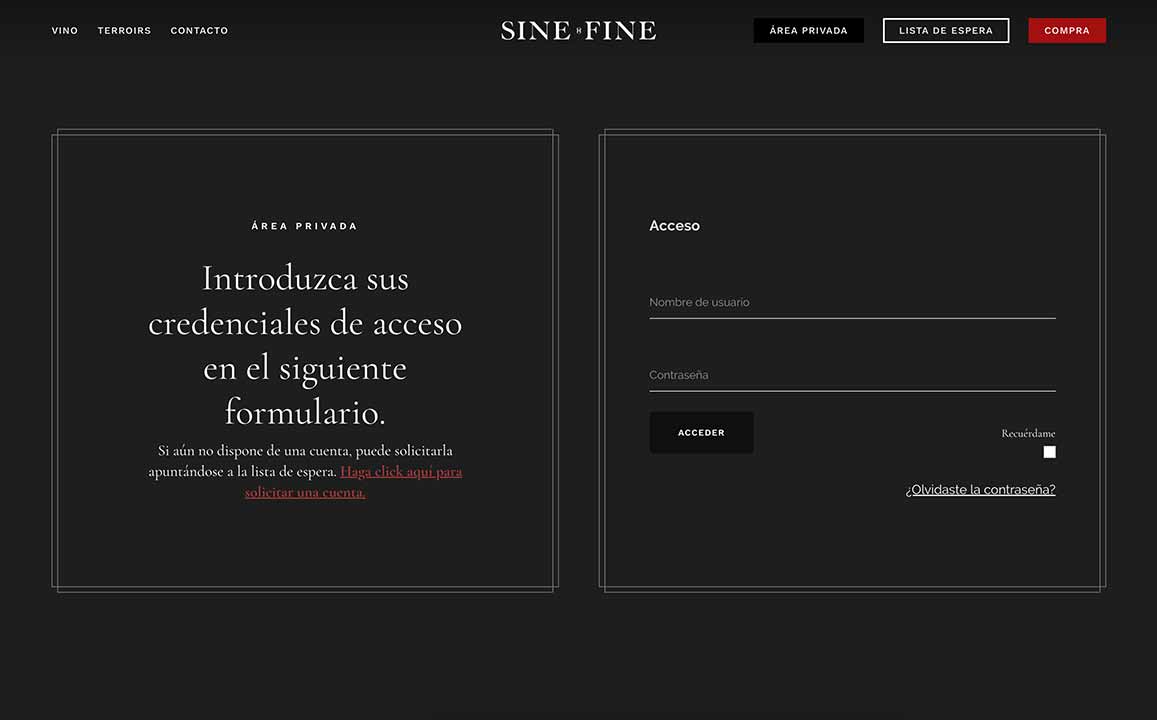 sinefine diseño web