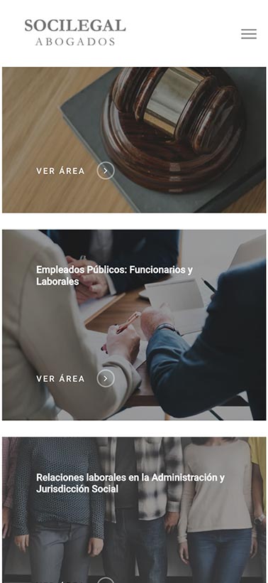 Socilegal Abogados Diseño Web Responsive