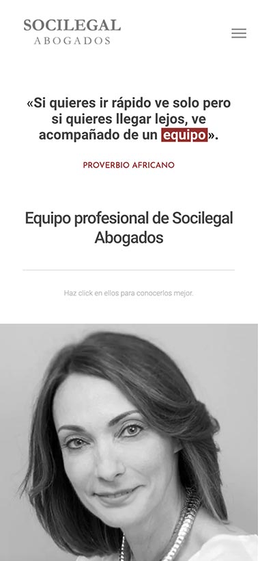 Socilegal Abogados Diseño Web Responsive