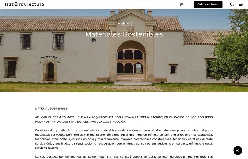 trazarquitectura diseño web