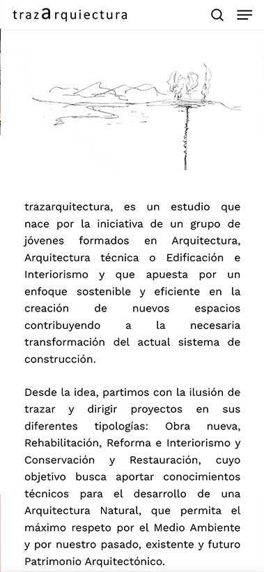 trazarquitectura diseño web responsive
